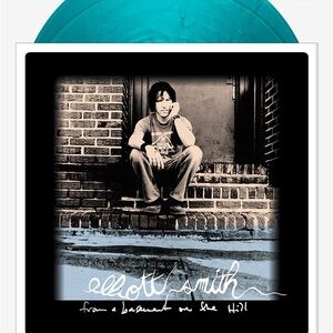 Elliott Smith-From a Basement On The Hill-Aqua Sea Blue 2LP Vinyl-RARE 1/750